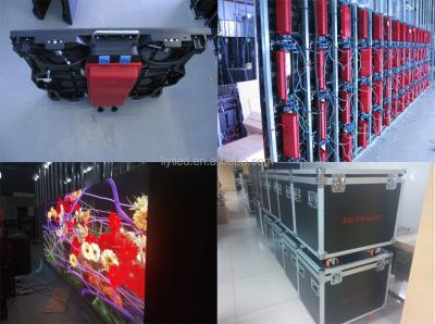 China 500*500mm indoor HUB75 p3.91 indoor P5 P10 die-casting led cabinet/outdoor advertising rental led display for sale