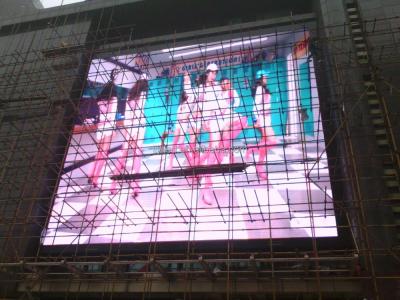 China Ali programmable outdoor full color outdoor high quality commercial advertising p10 led display video for sale