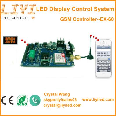 China SIM900A 3G SIM Card EX-60 SMS GSM LED Indoor/Semi-outdoor/Outdoor Remote Control Controller Board for sale