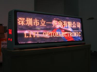 China LIYI outdoor led digital car sign p5 car top led sign board video advertising for sale