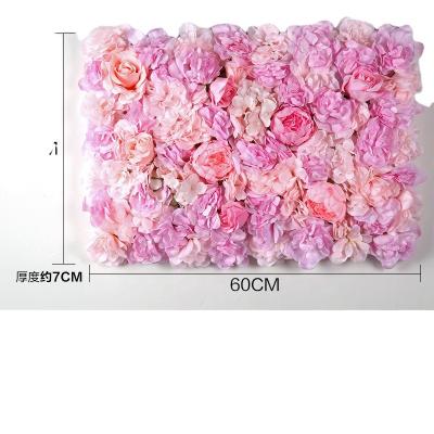 China Fabric Artificial Flowers Wall Decor Silk Flowers For Wall Decoration For Wedding for sale