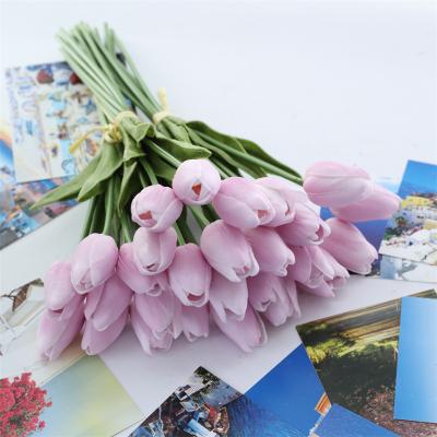 China Artificial PU Cheap Wholesale Flower Tulips Bouquet For All Occasions for sale