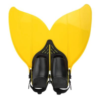 China Lightweight Custom High Quality Rubber Fin Powder Snorkeling PP+TPE Logo TPR Black Yellow Bag for sale