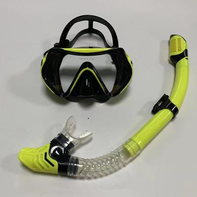 China New universal diving goggles breathing tube snorkeling two swimming glass suit treasure wholesale, customizable for sale