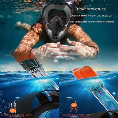 China Detachable original cheap folding swimming mask supports OEM and ODM for sale