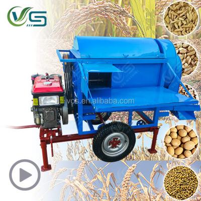 China Cheap price of multifunctional farm and family use grain station thresher machine for sale rice thresher machine corn threshing price for sale