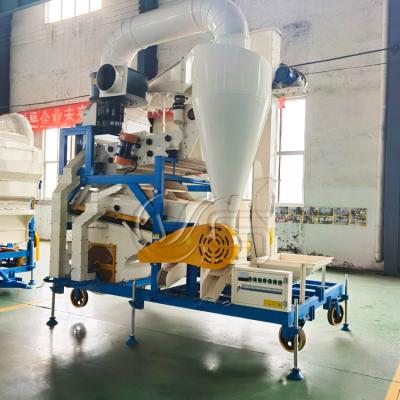 China Grains Seeds Cleaning Fine Seed Grain Wheat Cleaning Machine Air Tarare Seed Cleaner Gravity Table Separator Machine for sale