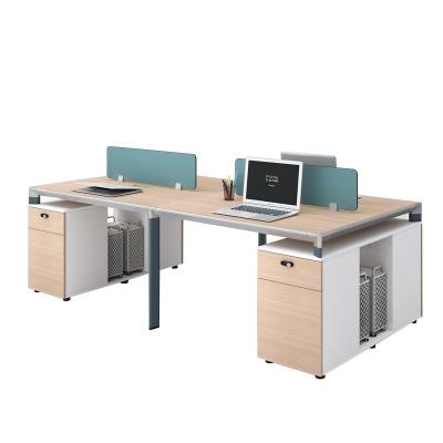 China (Size) China Manufacturer Commercial Furniture Wooden Adjustable Workstation Desk Office Furniture Table for sale