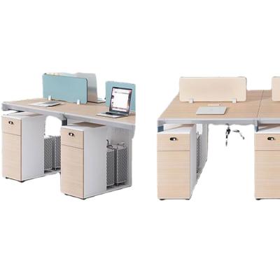 China (Size) China Manufacturer Modern Furniture 4 People Adjustable Computer Desk Workstation For Sale for sale