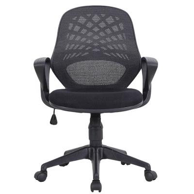 China Wholesale Home Office Simple Height Adjustment Armrest Low Price Office Chair Fixed Swivel Mechanism Fixed Swivel for sale