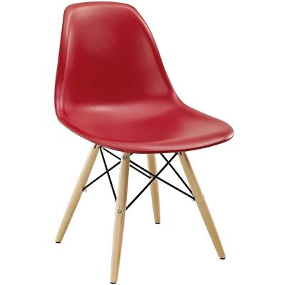 China Factory Cooling Supply Latest Design Big Lots Dining Chair Modern Dining Chair With Wooden Leg for sale