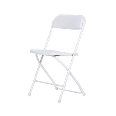 China Outdoor Farm UV-Resistant High Quality Yard Plastic Chairs White Folding Gardening Chair for sale