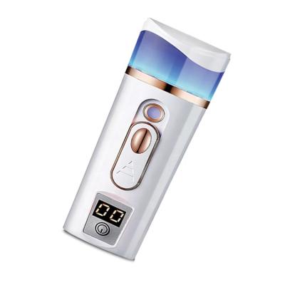 China Mini Moisturizer Beauty Skin Care Sprayer Portable Cold-Hot Mist Facial Steamer for sale