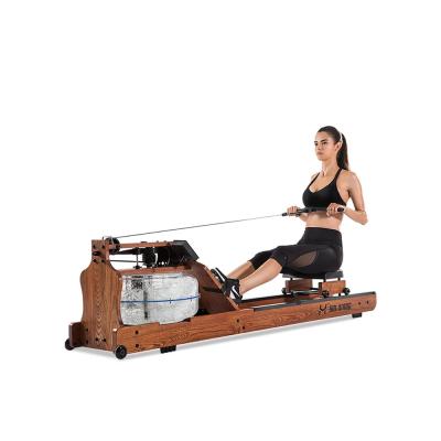 China Free Installation Hot Seller With Fitness Equipment Gym Resistance LCD Dual Track Rowing Machine for sale