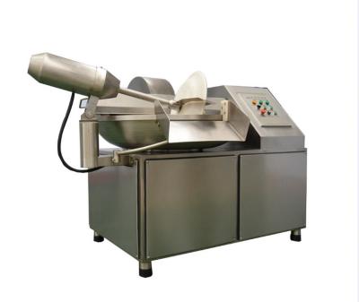 China Full Stainless Steel Meat Processing and Mixer Meat Bowl Cutter Cleaver Machine for sale