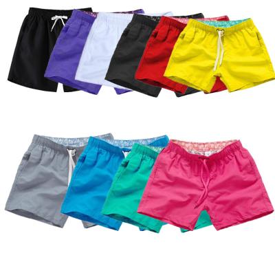 China Wholesale high quality plus size men's casual plus size summer swimming trunks custom logo and tag men's beach shorts quick-drying beach pants for sale