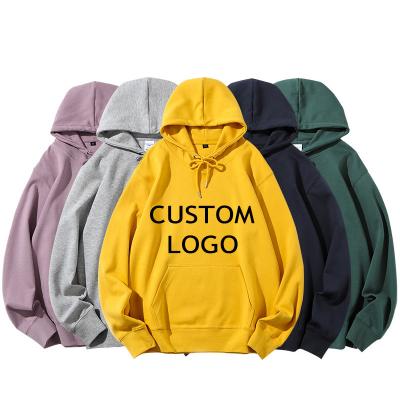 China Wholesale High Quality Anti-wrinkle Sweatshirts Supplier Custom Design Logo Hoodie Unisex Blank Fleece Oversized Men's Sweaters for sale