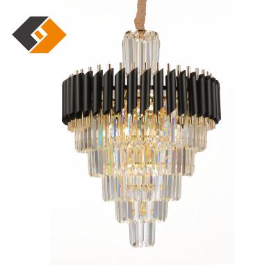 China Contemporary Kitchen Hotel Restaurant Hanging Lighting Lights Nordic Modern Crystal Glass Luxury Ceiling Pendant Light for sale