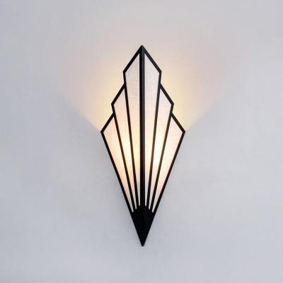 China Vintage Newest Round Hole Design LED Vintage Style Resin Indoor Wall Lamp For Living Room Hotel Bedroom for sale