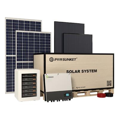 China home solar system home hybrid solar inverter hosesold solar system 3KW 4KW 5KW 10kw for sale