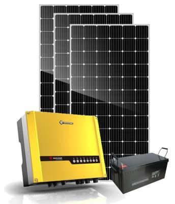 China SUNKET Power System Home Solar Panel 5000w 5kw Home Hybrid Solar Power System with Roof Rack System for sale