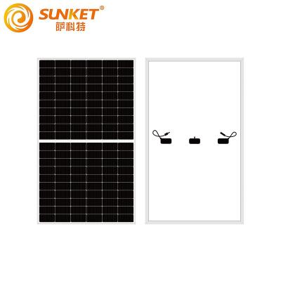 China half cut solar panel cell 360 watt solar panel price 166 mm 9bb solar cells for sale SKT360M6-20 for sale