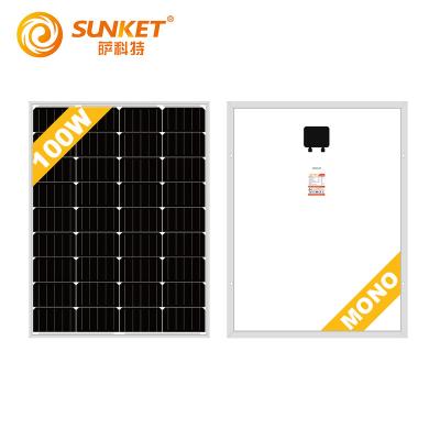 China 6063 aluminum and stainless steel PV solar panels 12v 10w 50w 100w 150w small size solar panel price for home solar kit for sale