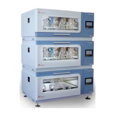 China 0-30000lx Light Precision 3 Layer Combine Cell Food Biological Shaker Incubator Oscillating Lab 100*106/250*65/500*45/1000*24/2000*11 for sale