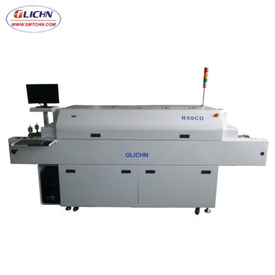 China Factory SMT reflow oven IR reflow oven /SMD infrared reflow oven/led hot air refow oven range 300mm mesh 350mm R50CD for sale