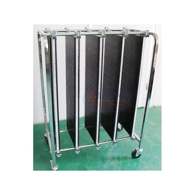 China SMT PCB Magazine Rack ESD PCB High Temperature Circulation Car for sale