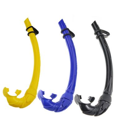 China Whole Dry& New collapsible non-toxic silicone submerge silicone freediving spearfishing snorkeling scuba diving snorkeling for sale