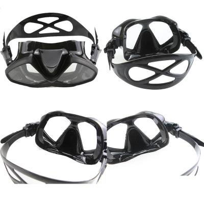 China Water Proof/Snorkeling Diving Mask Warm Diving Tempered Glass Protective Mask Exercise Big Vision Adult Waterproof Big Vision Silicone for sale