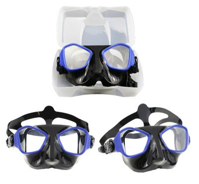 China Water Proof/Most Popular Factory Price 180 Degree Full Vision Scuba Diving Mask Snorkel Silicone Mask for sale