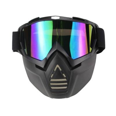 China Anti Scratch Full Face Motorcycle Ski Goggles Compatible Customized Mask Newest Design Helmet for sale