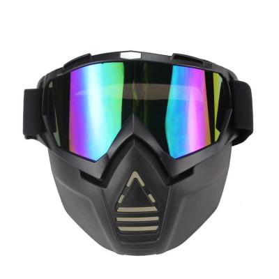 China Dust Proof Hot Sale Vintage Motocross Goggles For Retro Motorbike Motorcycle Cycling Helmets for sale