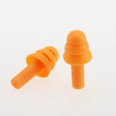 China All Kinds Of Environment Silicone Earplugs Noisy Waterproof Chrismas Tree Shaped Silicone Sports Swim Ear Plugs for sale