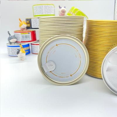 China Packaging 211 # 65 mm Diameter Grade New Type Child Safe Edible Easy Peel Lid Easy Open Lids Makers for sale