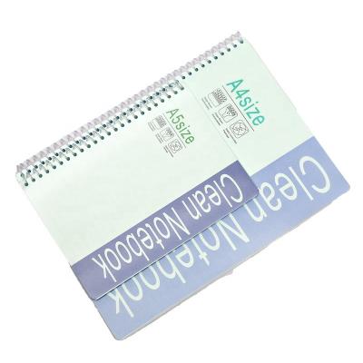 China Workshop Wholesale Spiral Dust Protected Single Disc Notebook Binding A4 Spiral Dust Protected Edition for sale