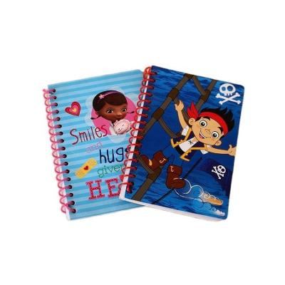 China 100% Eco-friendly cute spiral kids cheap custom design advertising notebooks for sale