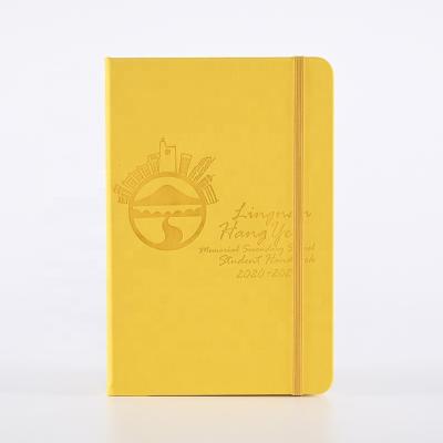 China 2022 a5 durable custom leather business pu simple leather notebook for sale