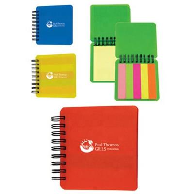 China PVC Coating Note Paper Bulk Sticky Notepad With Divide Notebook for sale