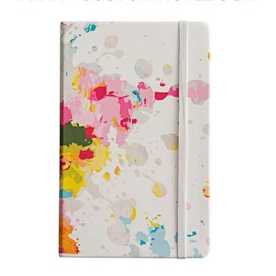 China Daily Printing 2022 Printing Paper Hardcover Notebook Journal Custom Plain Full Color Diary Notebook for sale