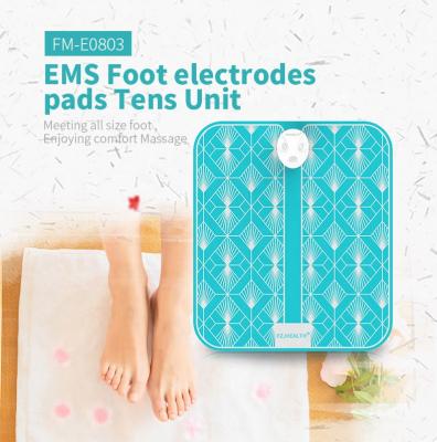 China Foot Mat Massager Stimulator Ten Pads EMS Electric Pulse Massage Of The Foot Factory Supply Manual Control EMS for sale