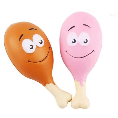 China Cute Slow Rising Squeeze Decompression Toy Slow Rising Squeeze Decompression Toy Custom Drumstick PU Strain Anti Strain Ball Educational Funny Toys for sale