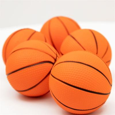 China Relieve Stress Toy Basketball Shape Hand Grip Strength Training Muscle Recovery PU Foam Anti Stress Training Medical Ball Rehabilitation Toy for sale