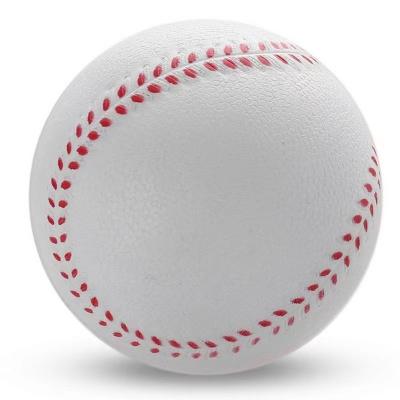 China Relieve Stress Toy DingChang Custom Logo Printed 63mm Stress Ball Relaxation Baseball Shape Stress Ball Toys For Kids And Adults PU for sale