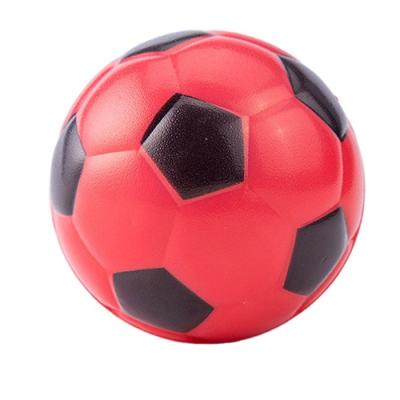 China Relieve Stress Toy DingChang Custom LOGO Printed Football Pu Foam Soccer Ball Relax Toys For Children and Adults for sale