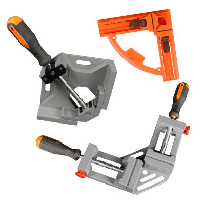 China Assembly Factory Clamps Right Angle Woodworking Aluminum Frame Quick Released Angel Multi Function Straight Corner Clamp for sale