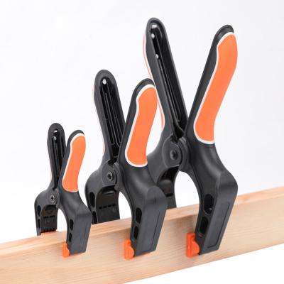 China Woodworking Plastic Clamp 4 6 9 Inch Spring Plastic Nylon Clamps Clip A Type for sale