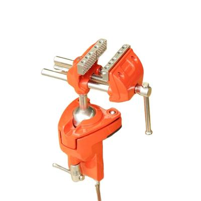 China Industrial Heavy Duty Multifunctional Table Top Turning Units Universal Hold Vice DIY Tools Turns 360 Degree Swivel Table Bench Vise for sale